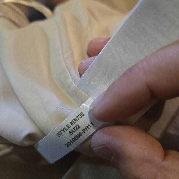 J.Crew Linen Blend Skirt Women’s Size 6 Beige Button Front - Picture 10 of 10